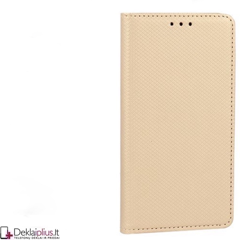 Telone atverčiamas dėklas - auksinės spalvos (Xiaomi Redmi 13/Redmi Note 13R/Poco M6 4G) Telone atverčiamas dėklas - auksinės spalvos (Xiaomi Redmi 13/Redmi Note 13R/Poco M6 4G)